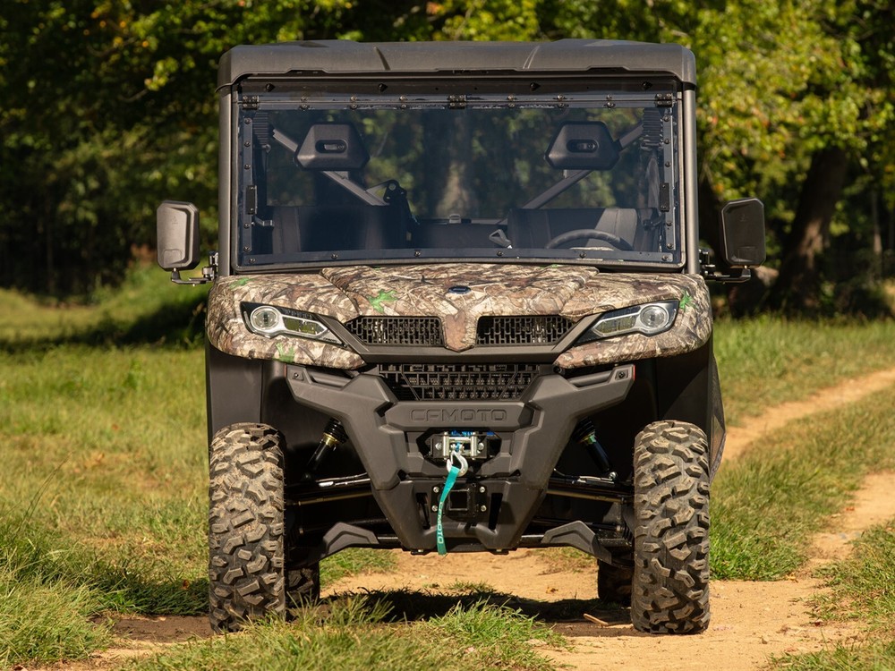 SuperATV Scratch Resistant Flip Windshield for CFMOTO UForce 1000 (2023)