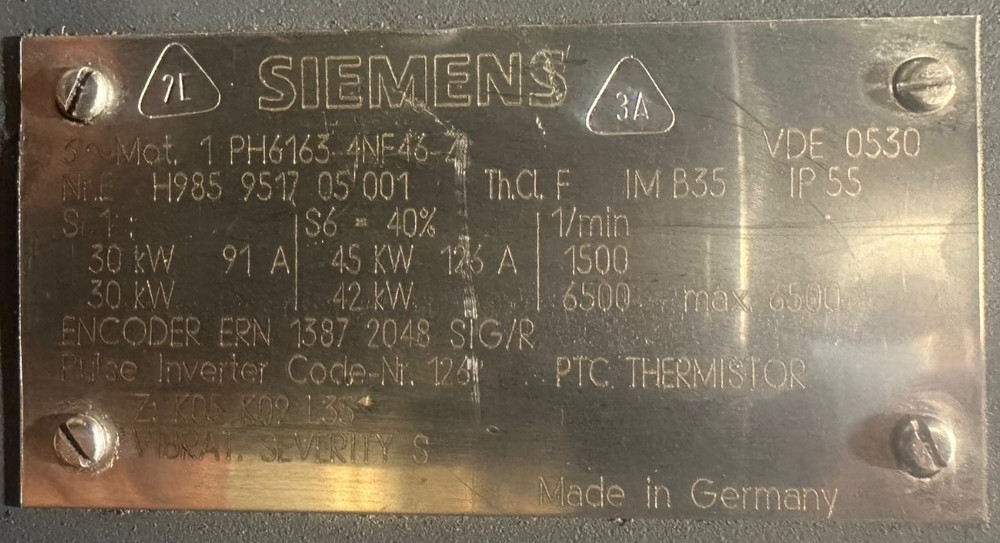 Siemens Electric Motor with Drive