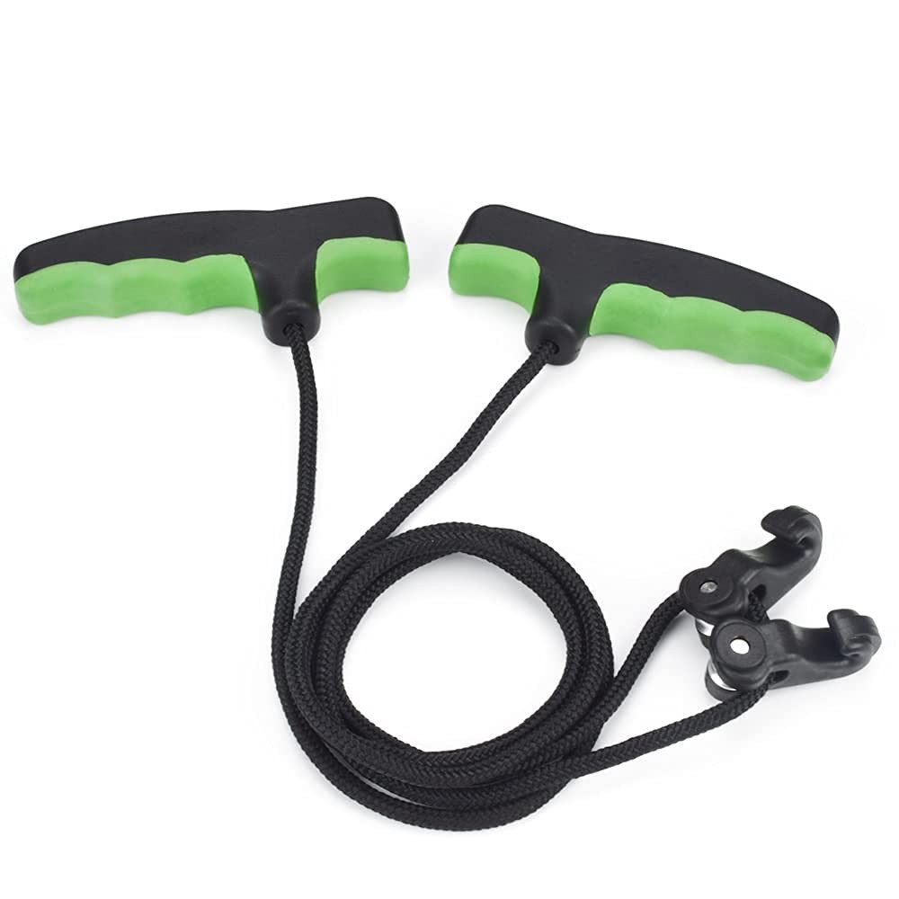 Crossbow Rope String Cocking Device Double Handle for Archery Bow Hunting Too...