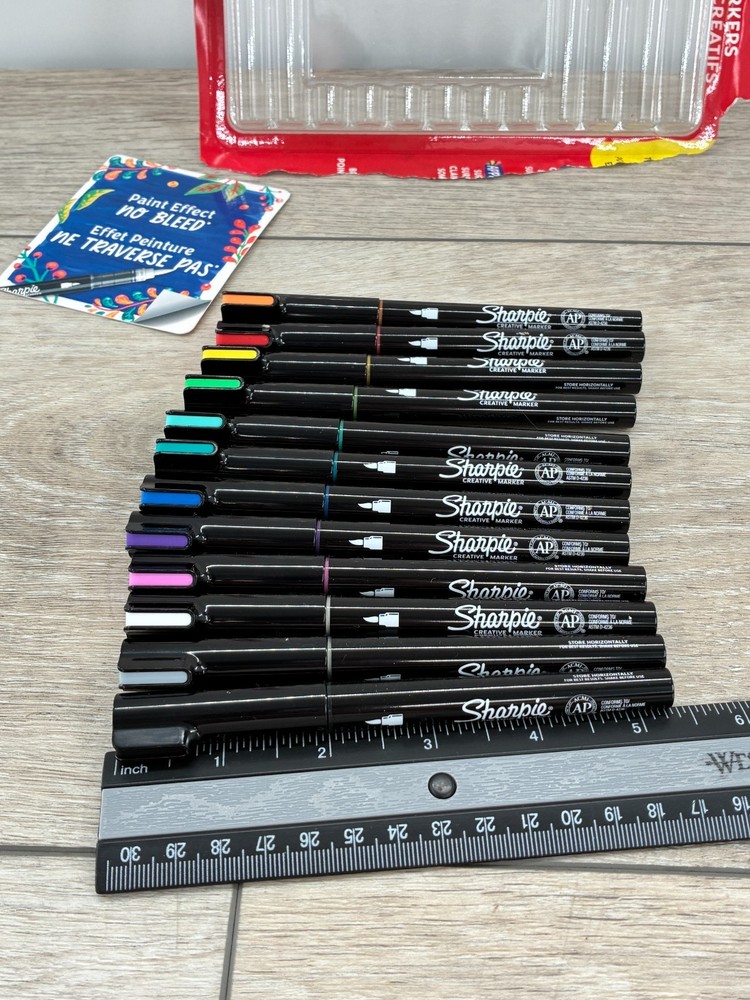 Sharpie Sharpie Creative Crafter Markers Water Based Acrylic 12 Count Like Mint