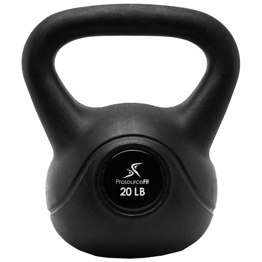 Vinyl Plastic Kettlebell, 20 lb