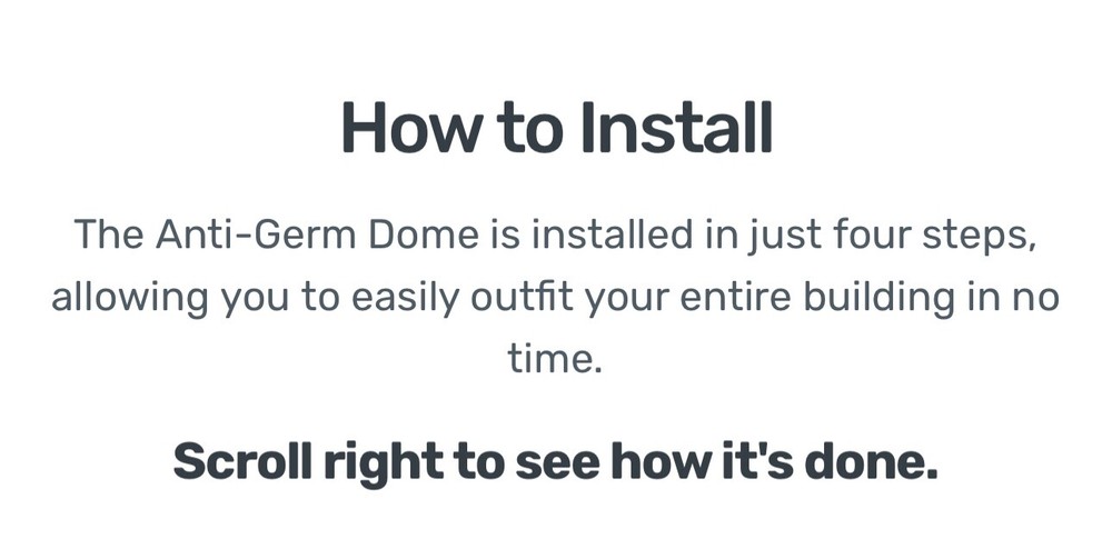 Anti-Germ Dome