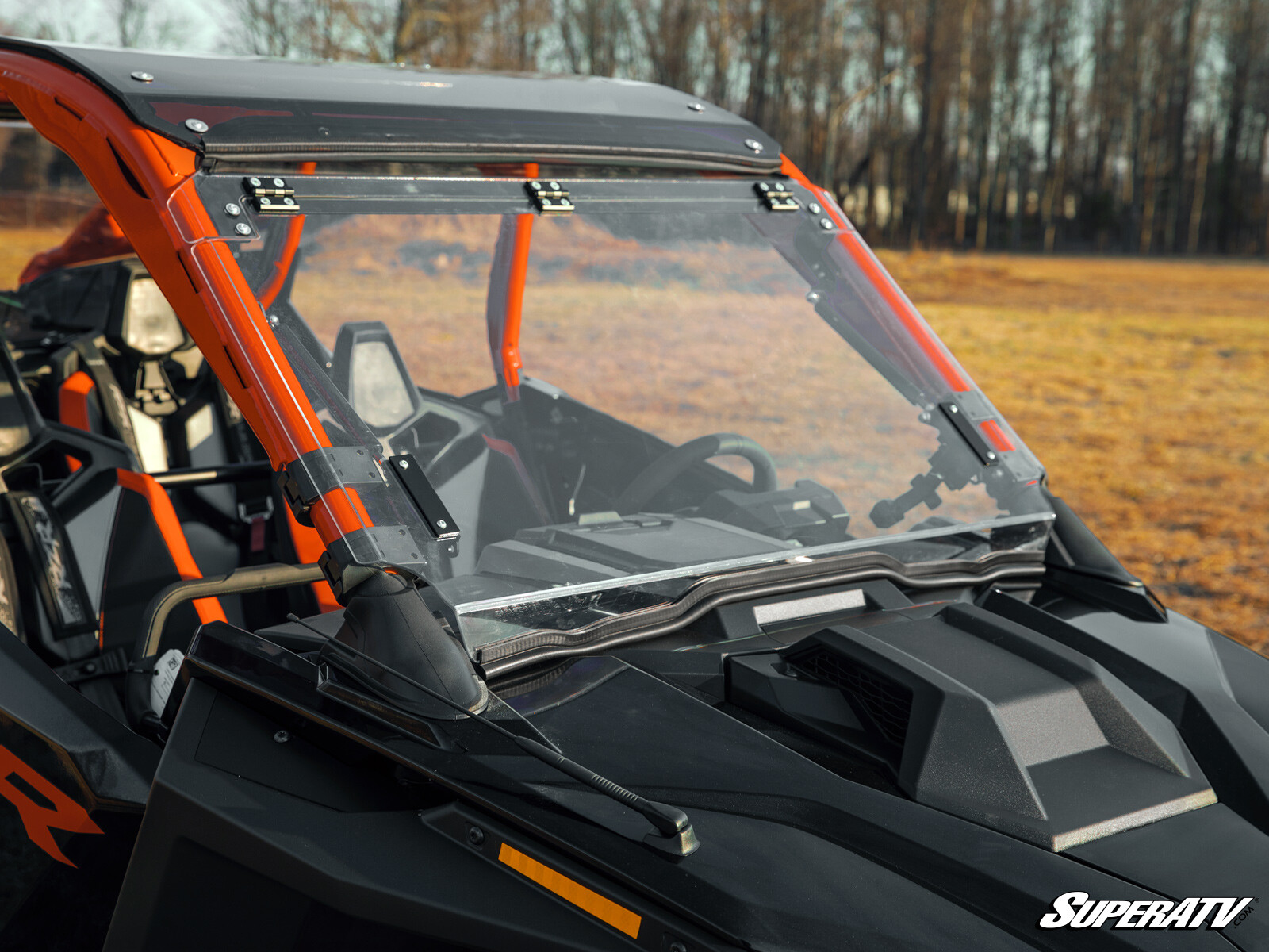 SuperATV Scratch Resistant Flip Windshield for Polaris RZR PRO R 4 (2022+)