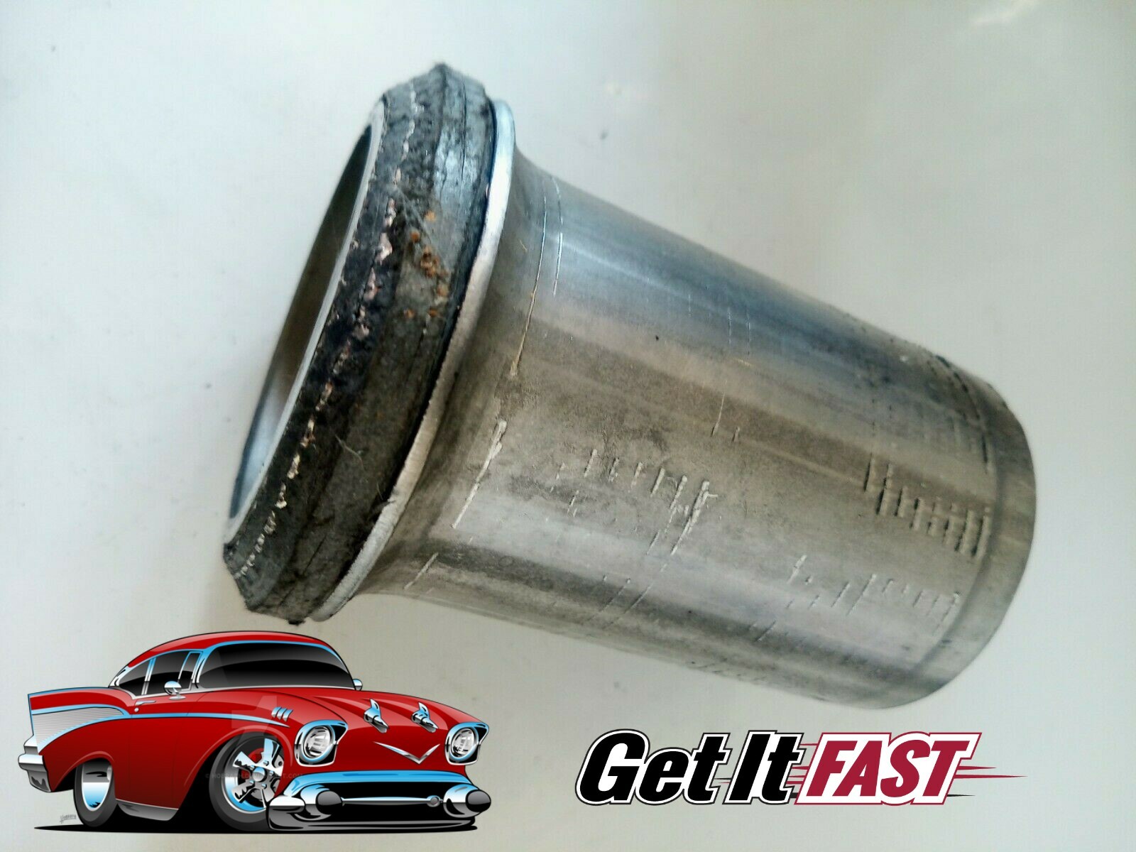 2.5" 2 1/2 Donut Gasket KIT with Exhaust Pipe Repair End Chevy GMC Ford SB BB