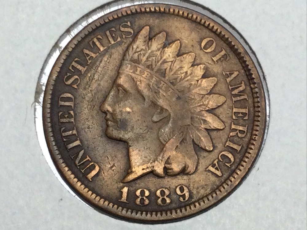 1889 Indian Cent in very fine plus popular!