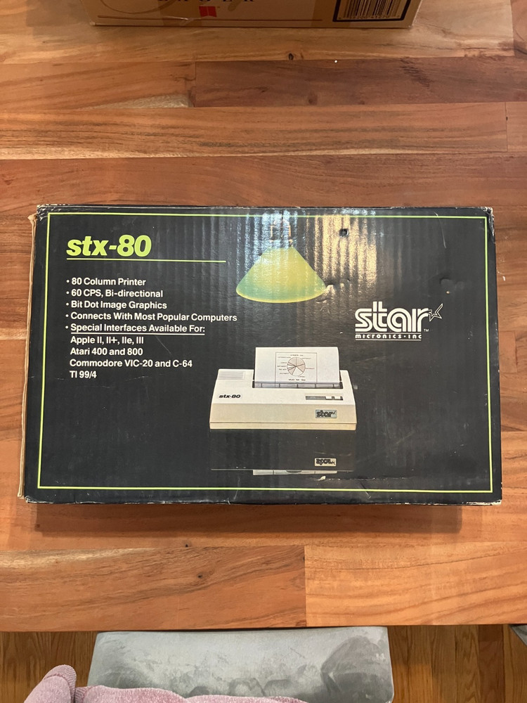 Vintage Star Micronics STX-80 Printer, works!