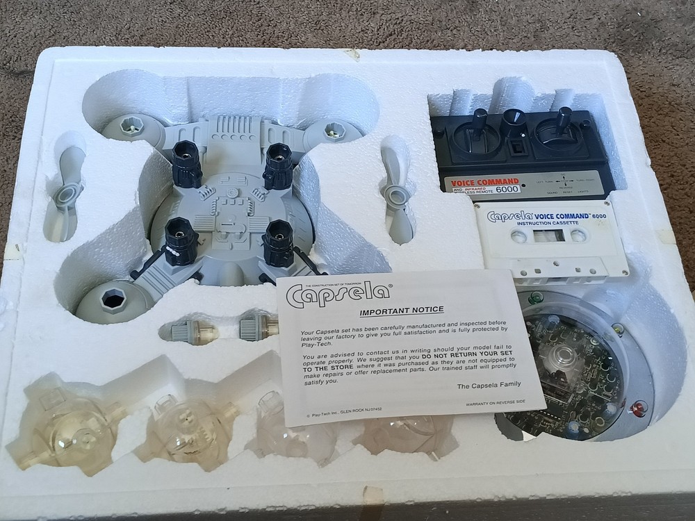 VINTAGE CAPSELA VOICE 6000 COMMAND, REMOTE CONTROL NEW IN OPEN BOX