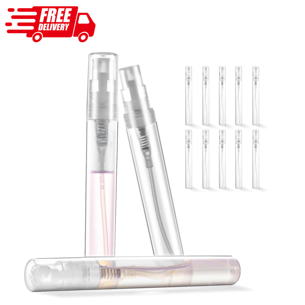 Mini Perfume Sample Bottles 10 Pack 5 Ml Plastic Small Perfume Spray Bottle Fi