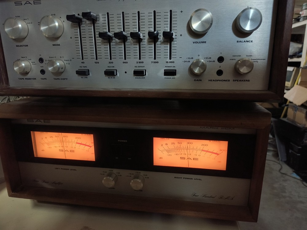 SAE (Scientific Audio Electronics) Stereo Preamplifier Equalizer Mark 1B