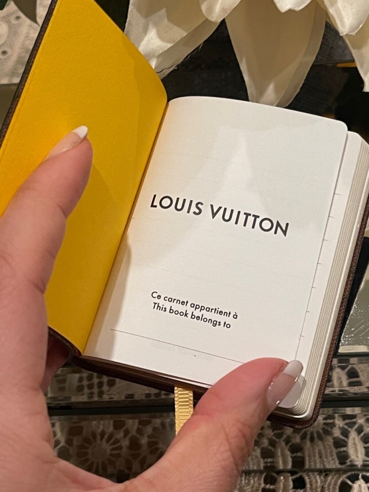 NIB LOUIS VUITTON NOTEBOOK MINI JULES GI0381
