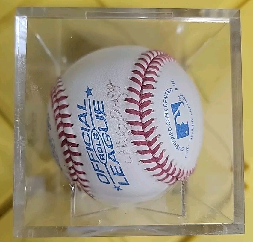 Carlos Baegra Signed Baseball New York Mets