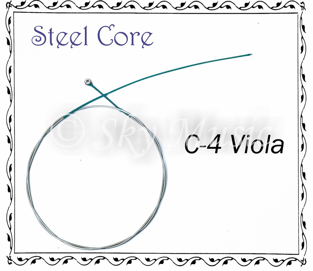Superior Steel Core Viola Replacement Strings (Set) in 15'' Size