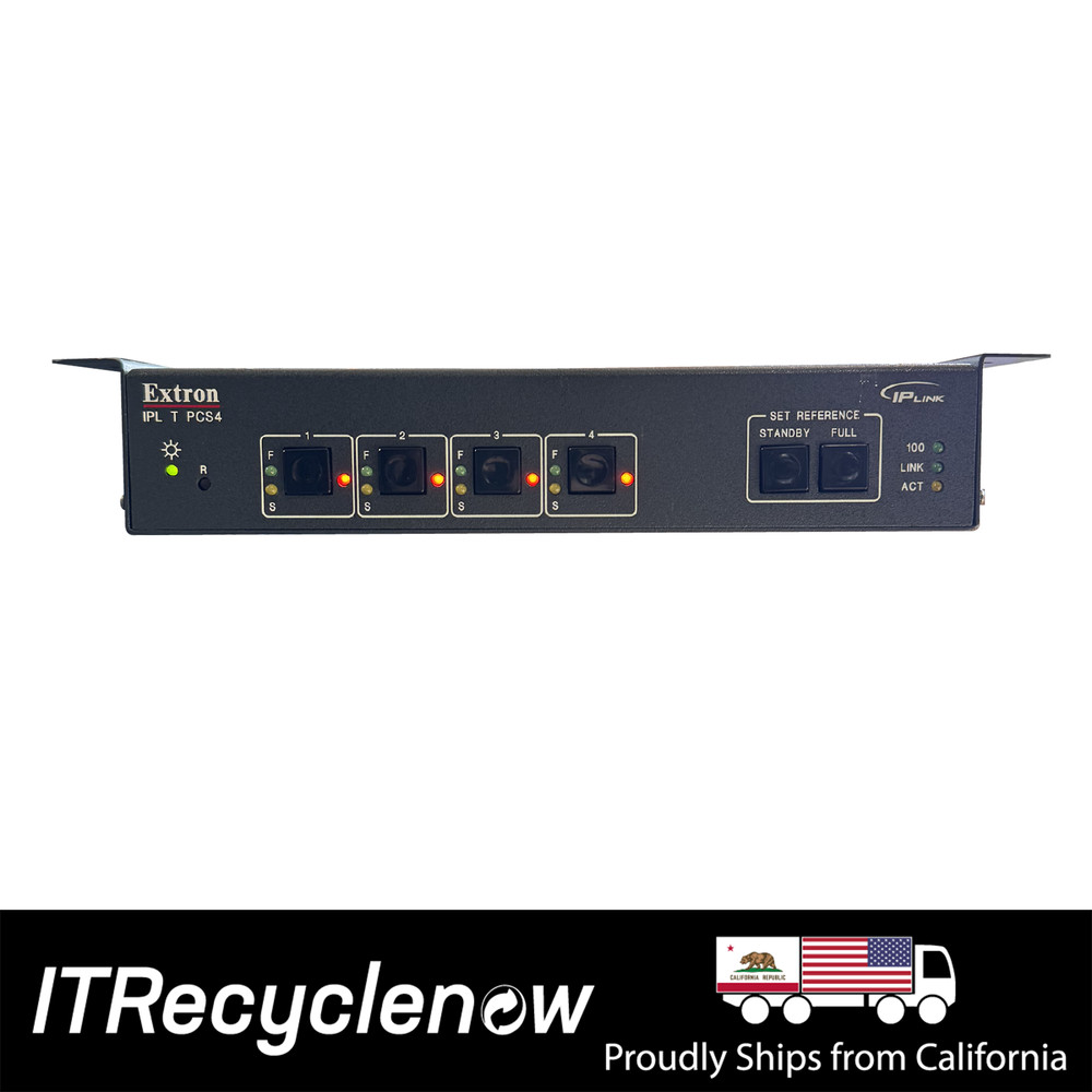Extron IPL T PCS4 IP Link 4-Port Power Control & Current Sensor – 120V 10A