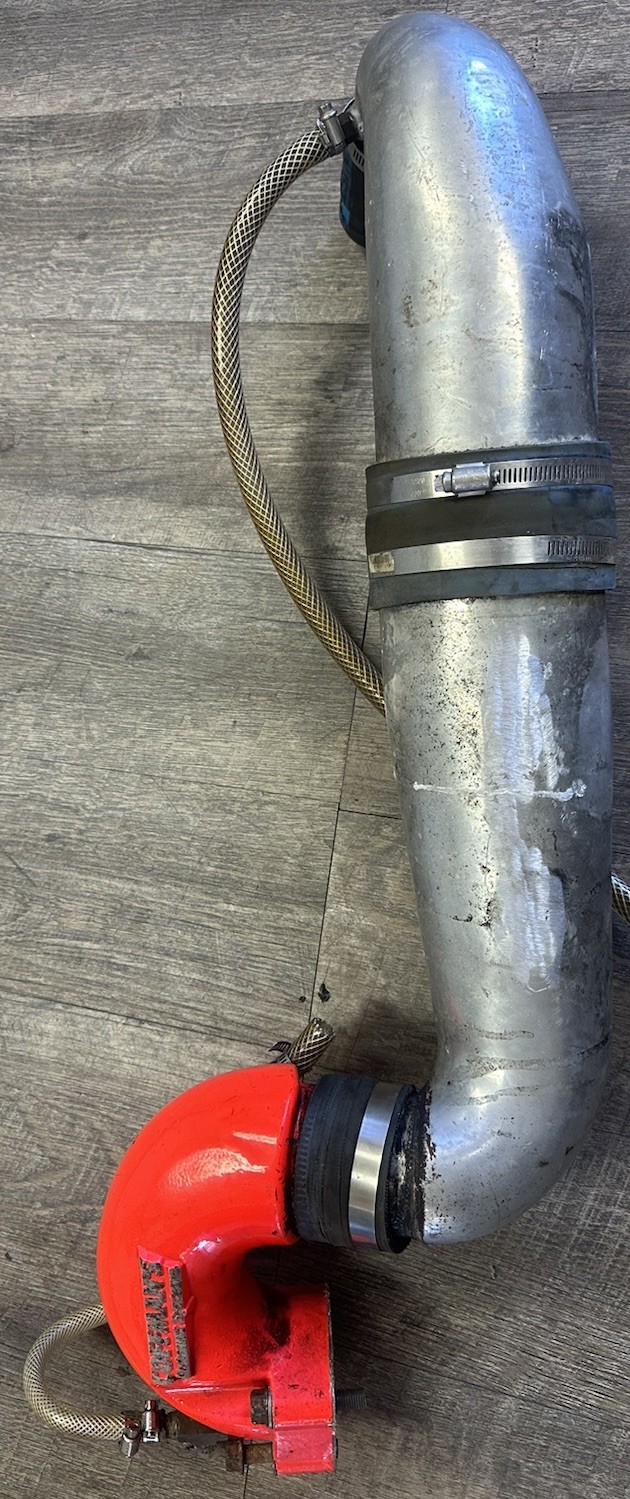 Kawasaki 650 SC, TS Coffman exhaust pipe muffler manifold