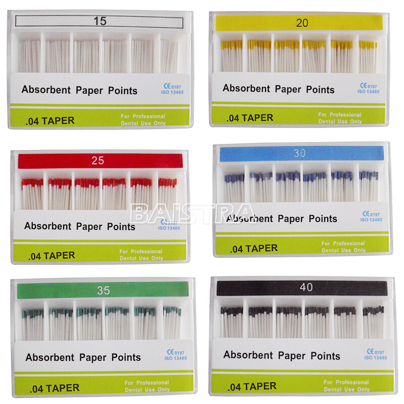 Dental Absorbent Paper Points Gutta Percha Points Eododontic 15-80# EODO Root