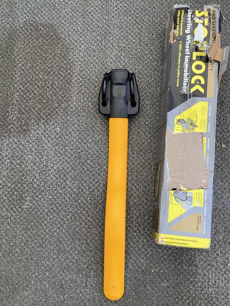 Stoplock Pro Maximum Security Steering Wheel Lock/Immobiliser NO KEYS SUPPLIED