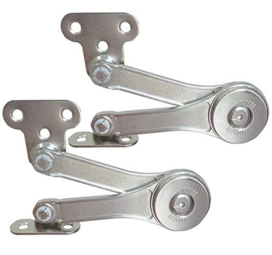 2 Pack Cabinet Hinge Door Concealed Hinges Fixed Soft Hinges Heavy Duty Lid