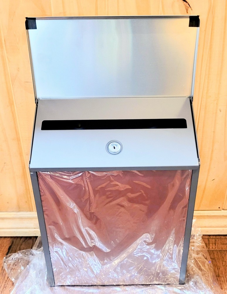 Post Master Steel Wall Mount Mailbox Locking Customizable Colors & Monograms