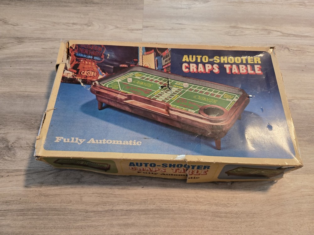 Vintage Waco Auto-Shooter Craps Table Automatic Dice Roller Not Complete