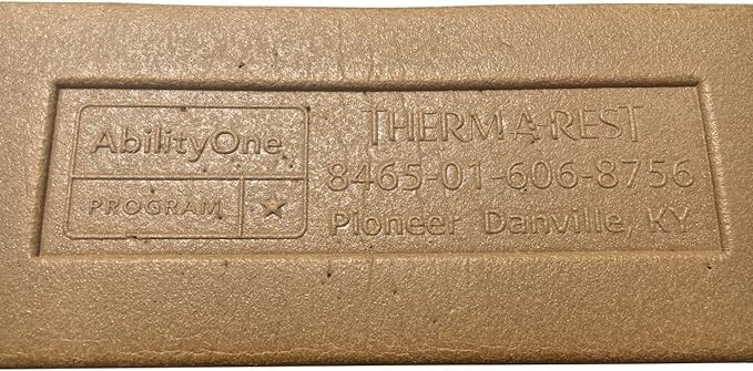 USMC Thermarest USGI Coyote Brown Folding Accordion Sleeping Iso Mat FAIR