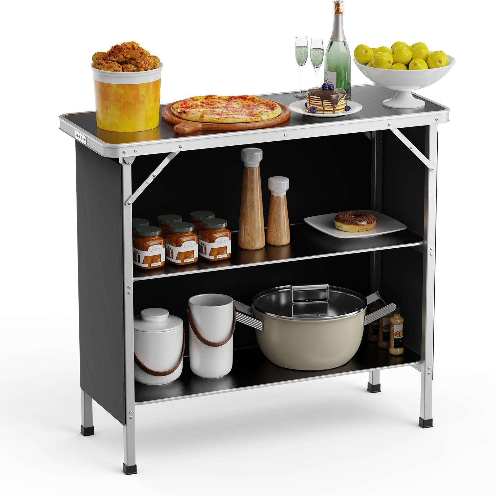 Portable Camping Fold table Aluminum Portable Bar Table