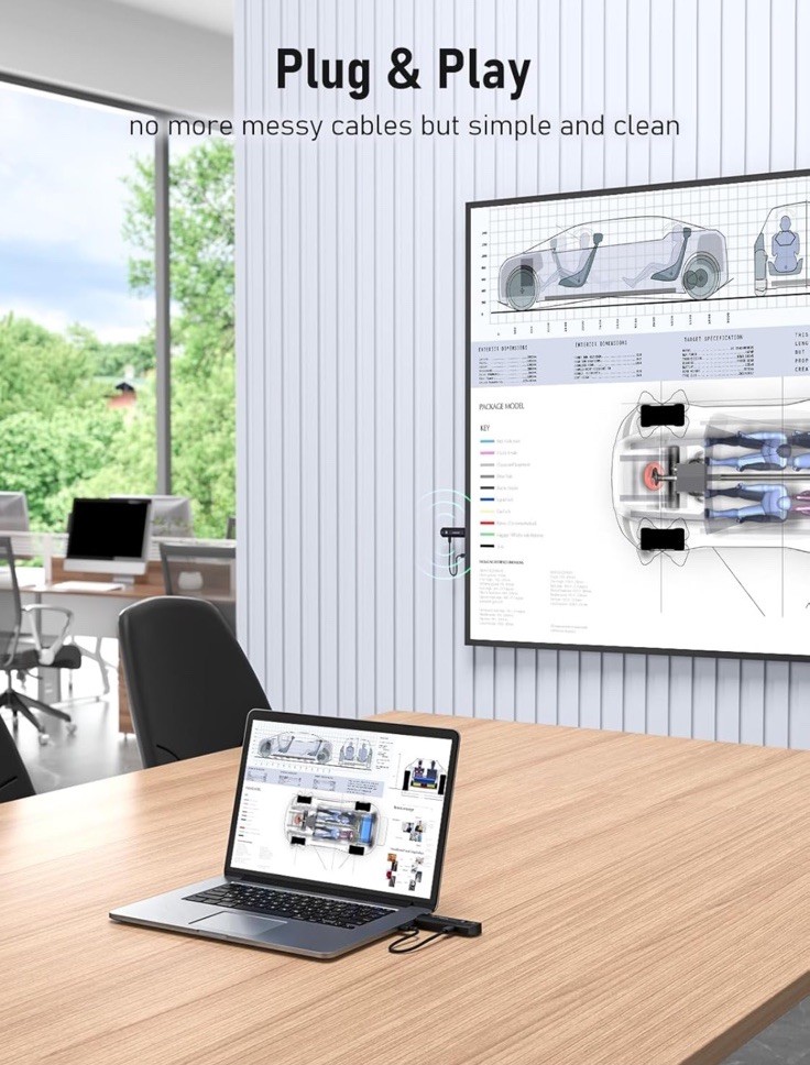 Lemorele Wireless HDMI Transmitter and Receiver Extender Kit