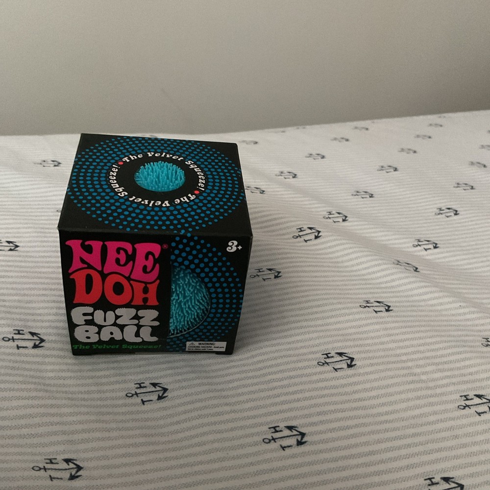 Authentic Schylling NeeDoh Fuzzball Blue