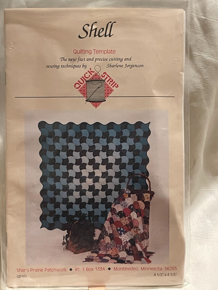 Shar's Prairie Patchwork SHELL Quilt Template & Pattern - Sharlene Jorgensen