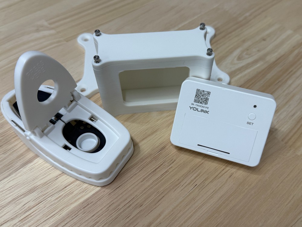 Smart Mouse Trap Holder (no trap or sensor included)