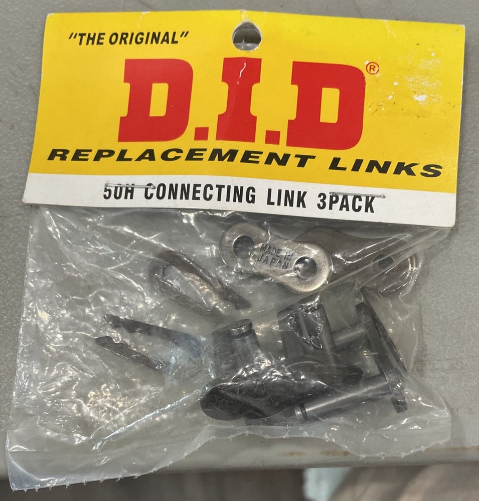 1 D.I.D 50H Connecting Link 3 Pack