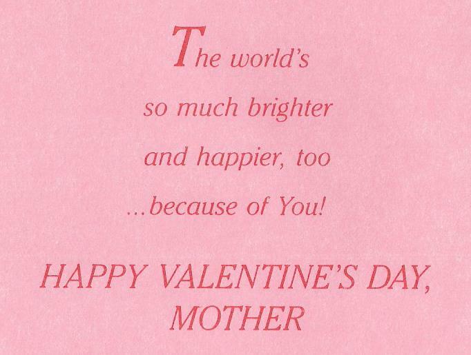 With Love, Mother (V)
