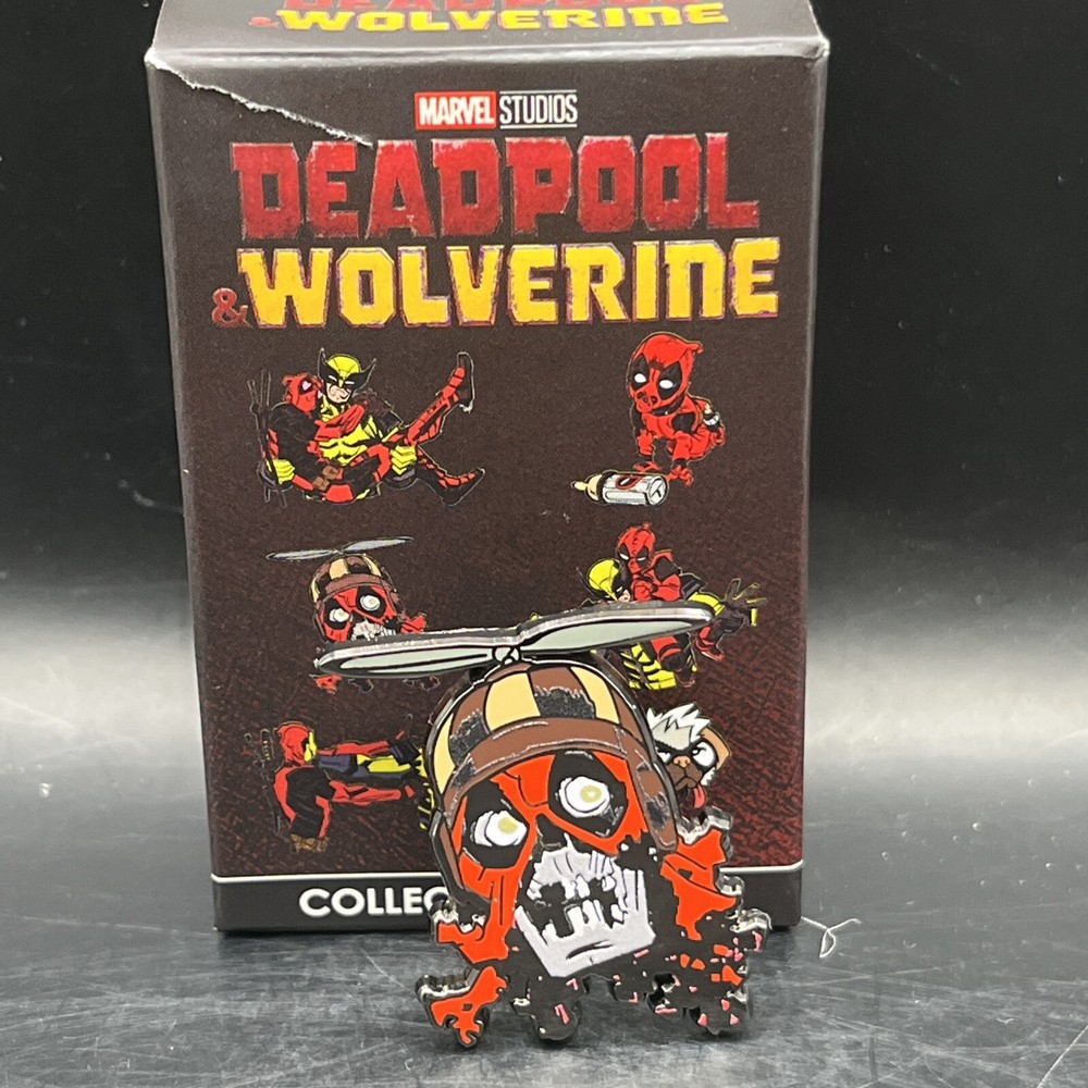 Disney ,Deadpool And Wolverine Pin; Marvel; Loungefly Blind Box- Floating Head