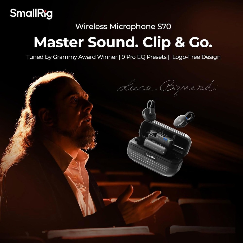 SmallRig Wireless Microphone for iPhone/for Android/Camera/Action Camera 5714