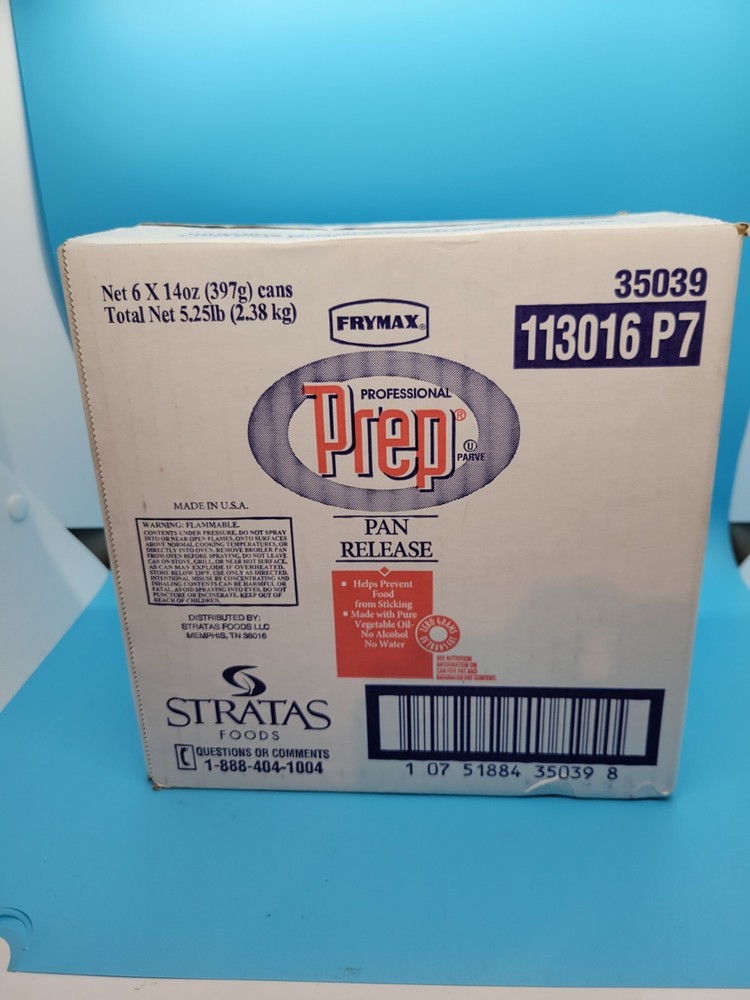 New - Sealed - 1 Case Prep Pan Release, 14 Ounce -- 6 Per Case