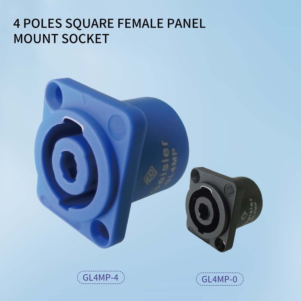 20Pcs Audio professional speakon 4 Pole socket female panel chassis mount