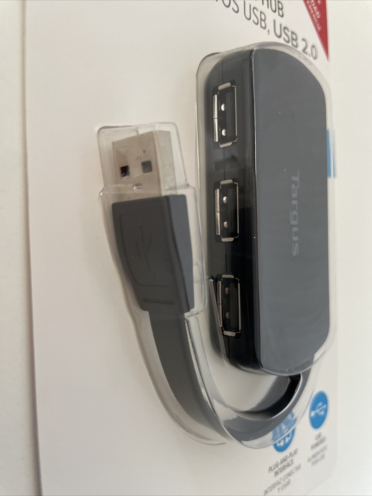 Targus, USB 2.0, 4-port Basic Hub ACH114US