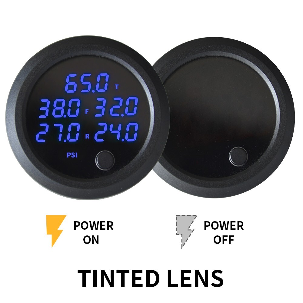 5 in 1 Display Air Suspension Pressure Gauge + Solenoid Valve + Control Panel