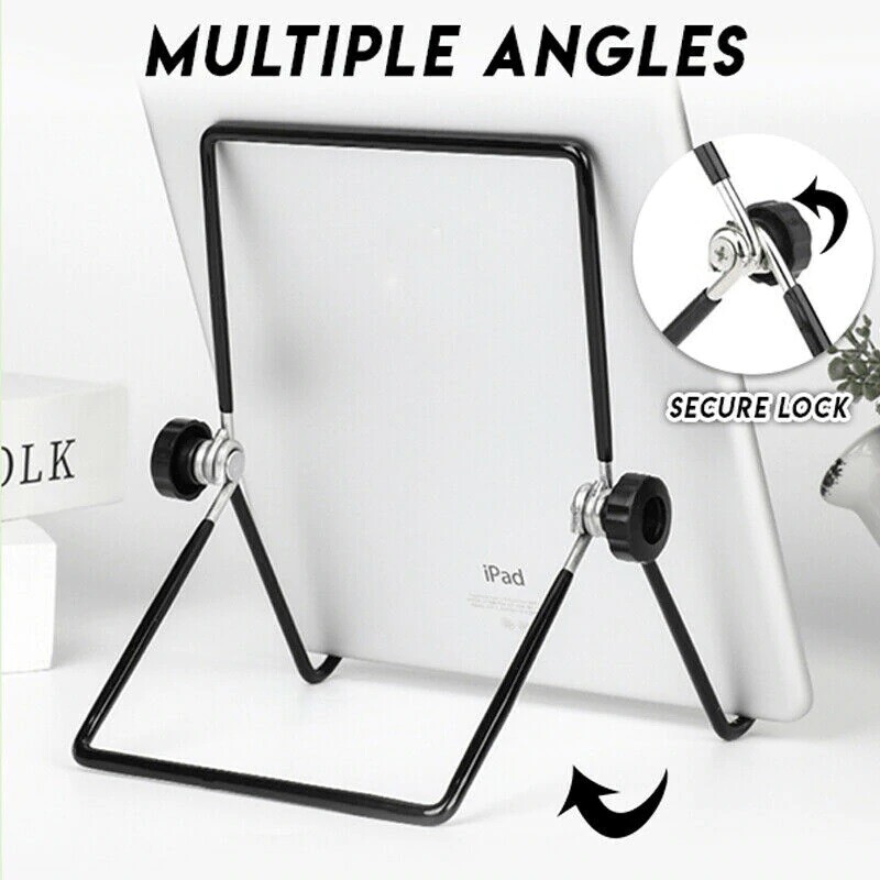 Adjustable Foldable Metal Phone Tablet iPad Stand Desktop Holder Mount Support