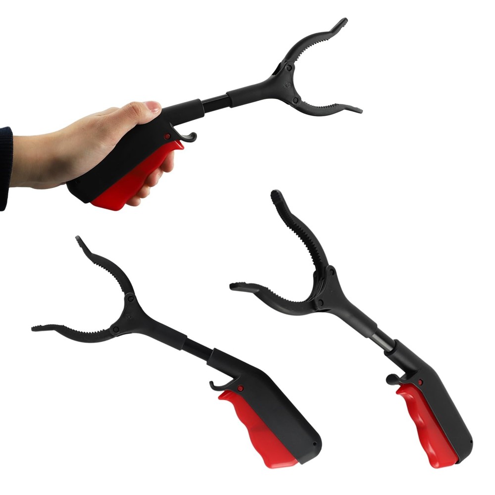 Short Grabber Reacher Tool 2 PCS,Small Tools Non-Slip...