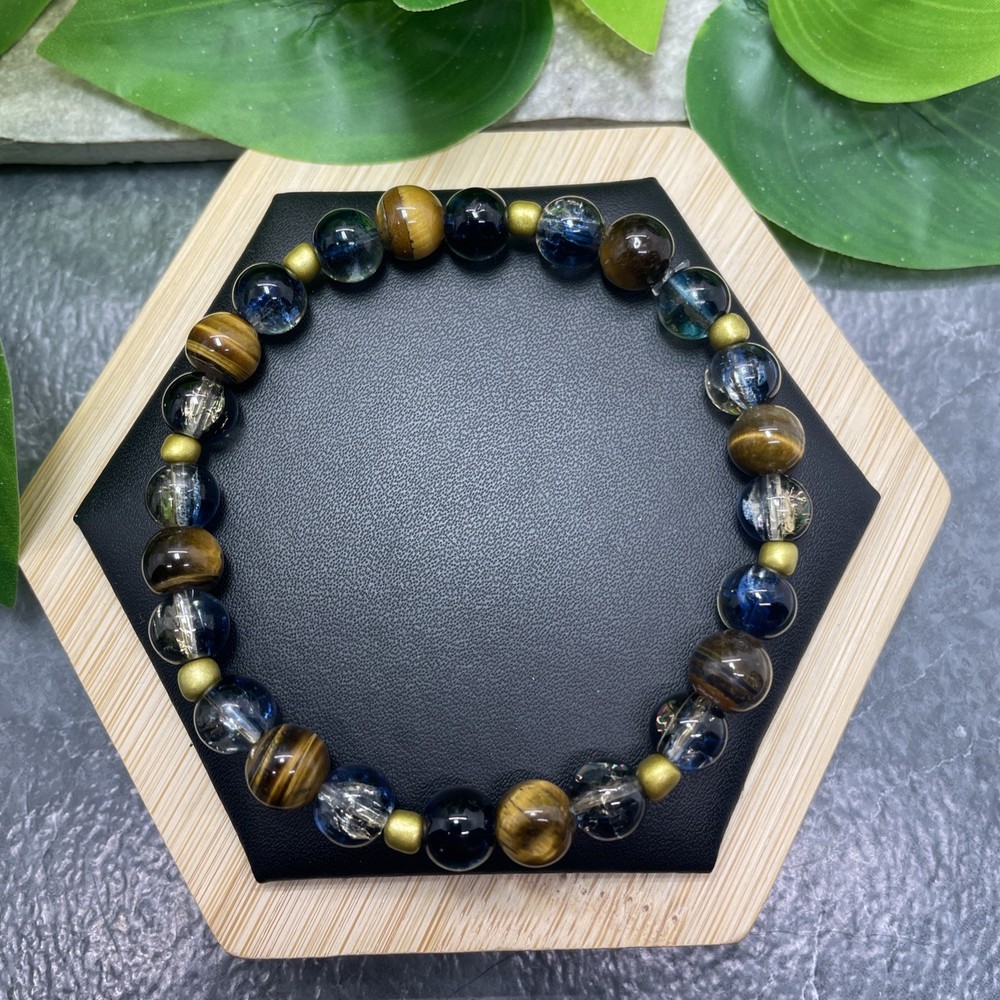 Handmade Bead Beaded Stackable 8” Plus Stretch Bracelet New Free Ship C1419