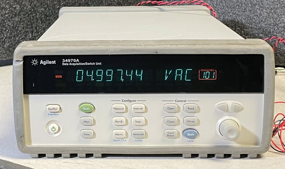 Agilent HP 34970A Data Acquisition Data Logger Switch Unit w/ 6.5 Digit DMM
