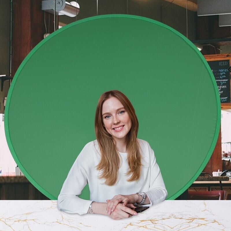GreenScreen Portable Backdrop Chromakey Background PortScreen Size: Medium 43in 