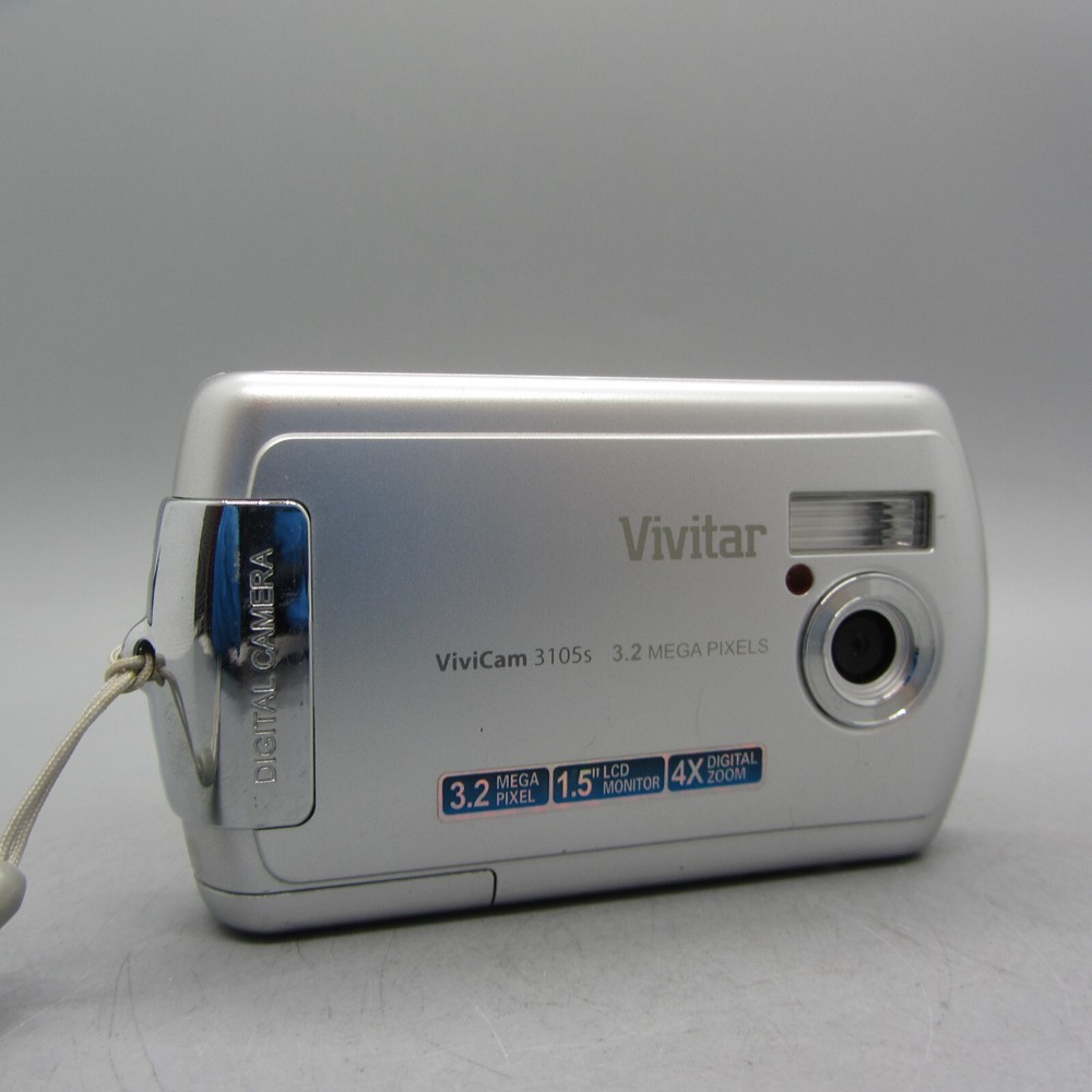 Vivitar Digital Camera Vivicam 3105s 3.2MP Silver Tested