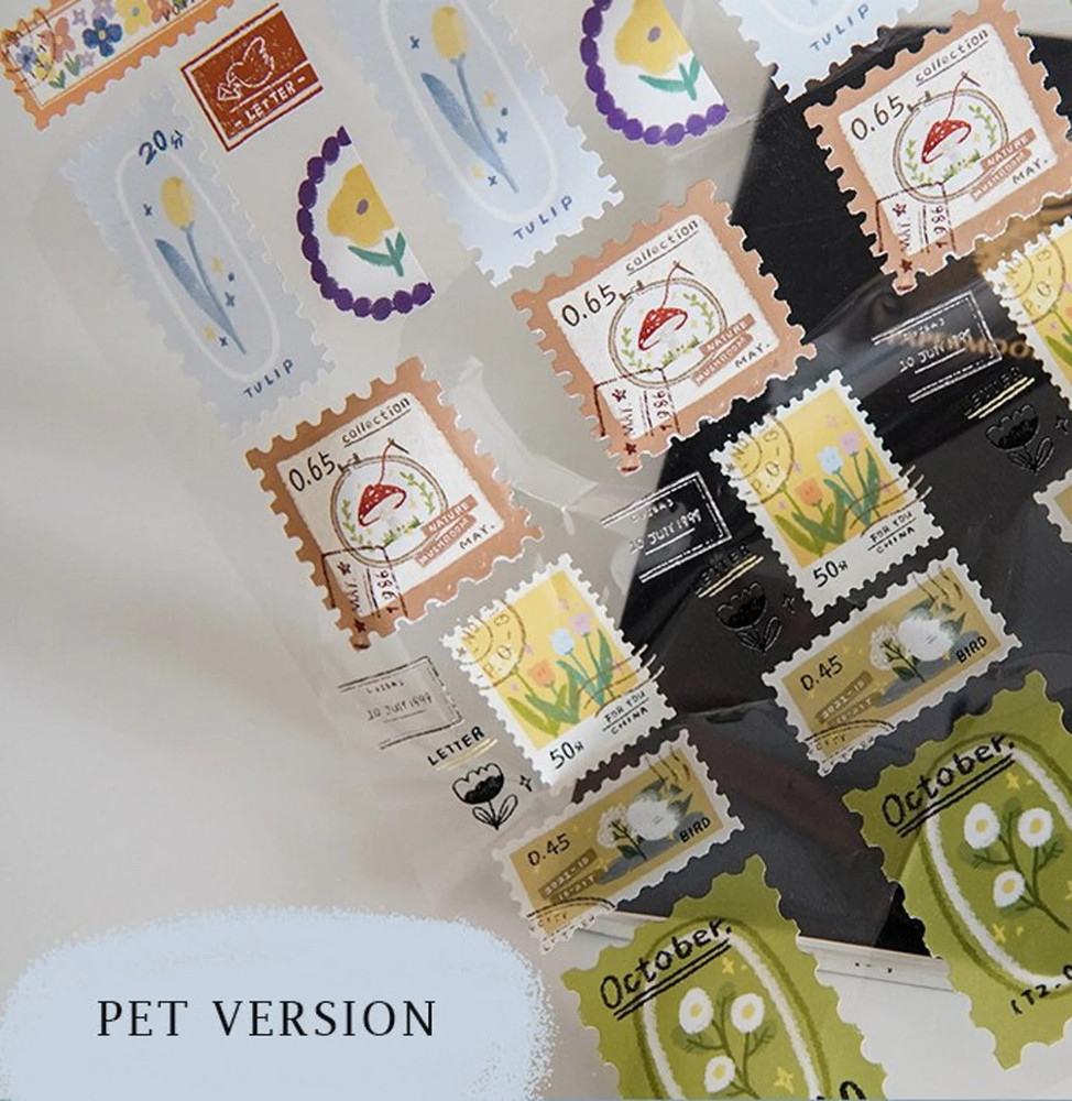 Snail Mail Postage Stamps PET Tape SAMPLE LOOP