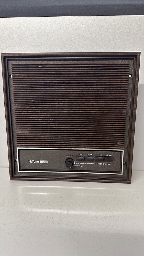 Nutone Scovill SS-48C 8" Inside Speaker w/ Controls