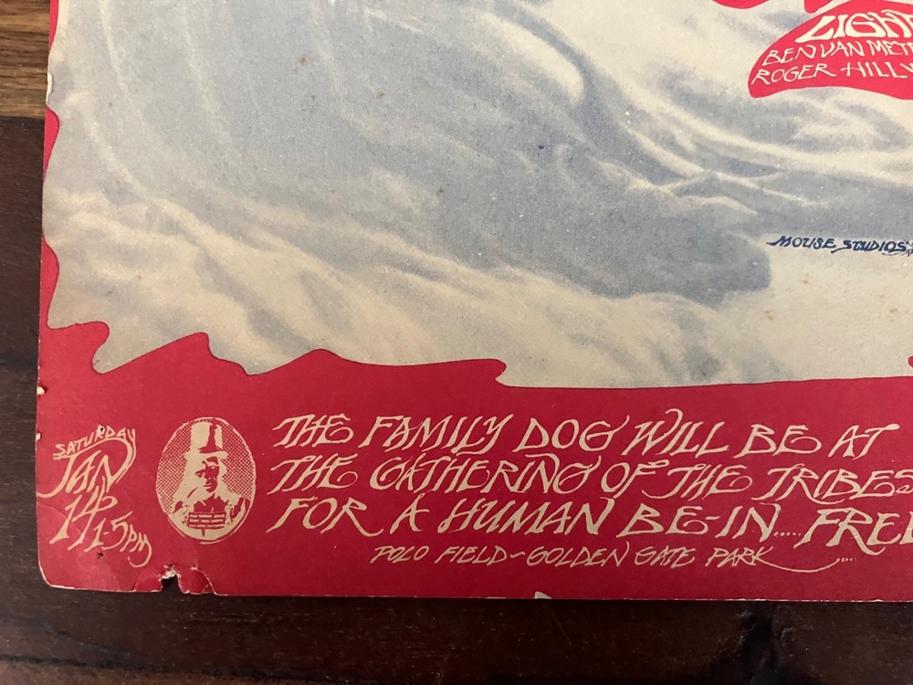 Avalon Ball Handbill Postcard MOBY GRAPE Charlatans Art: S. Mouse & A. Kelly