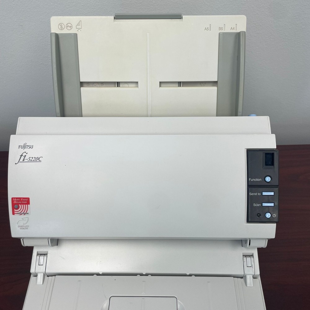 Fujitsu fi-5220C Color Flatbed Scanner ADF Duplex Document