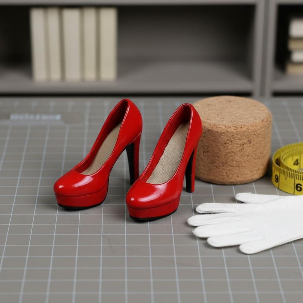1/6 Scale High High Shoes Jointless Figure Compatible Miniature Elevated