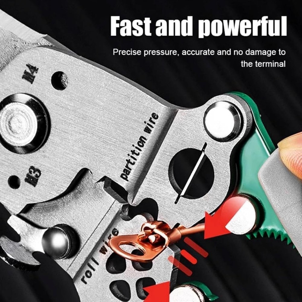 18 in 1 Wire Stripper, Multifunctional Foldable Professional 1pcs
