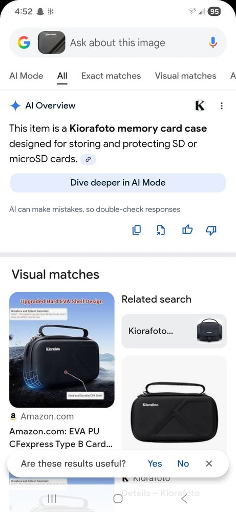 Kiorafoto Memory Card Case